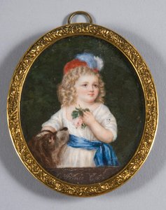 Portret van Louis-Charles, Prins van Frankrijk 1785-1795 door Unbekannt