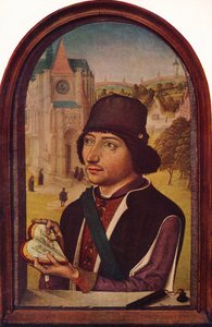 Portret van Lodewijk XI, c1456-58 door Unbekannt