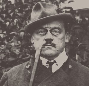 Portret van Ludwig Thoma 1867-1921, 1910s