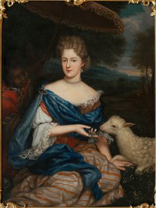 Portret van Maria Karolina Sobieska 1697-1740 door Unbekannt