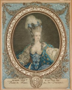 Portret van Marie Antoinette 1755-1793, Tweede Helft van de 18e eeuw door Unbekannt