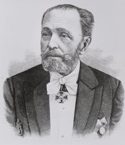 Portret van Marius Petipa 1818-1910, 1899 door Unbekannt