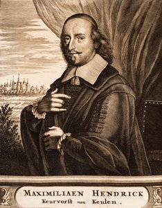 Portret van Maximiliaan Hendrik van Beieren 1621-1688, Aartsbisschop van Keulen door Unbekannt