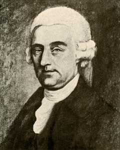 Portret van Nathaniel Appleton uit Boston, in witte pruik met krullen, c1740, 1937 door Unbekannt