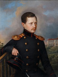 Portret van Nikolai Semyonovich Korsakov 1819-1889, ca. 1849 door Unbekannt