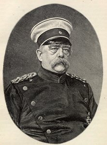 Portret van Otto von Bismarck 1815-1898