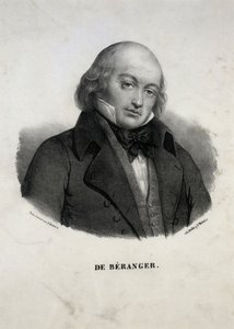 Portret van Pierre-Jean de Béranger 1780-1857