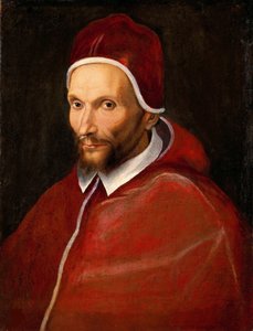Portret van paus Urbanus VII door Unbekannt