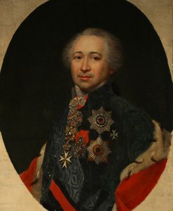Portret van prins Alexander Koerakin 1752-1818, 1810s door Unbekannt