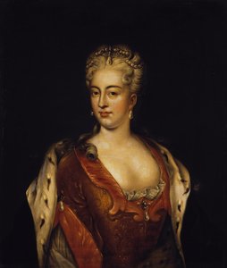 Portret van prinses Charlotte Christine van Brunswick-Wolfenbüttel, vrouw van Tsarevitsj Alexei van Rusland