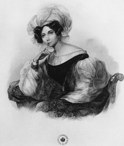 Portret van prinses Zinaida Alexandrovna Volkonskaya 1792-1862