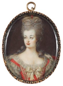 Portret van Koningin Marie Antoinette van Frankrijk 1755-1793, midden 18e eeuw door Unbekannt