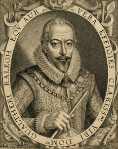 Portret van Sir Walter Raleigh, 1596
