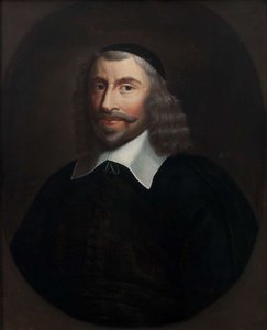 Portret van Thomas Hobbes 1588-1679, laatste kwart van de 17e eeuw