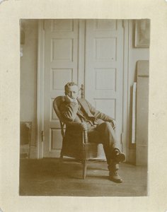 Portret van Vilhelm Hammershøi 1864-1916 door Unbekannt