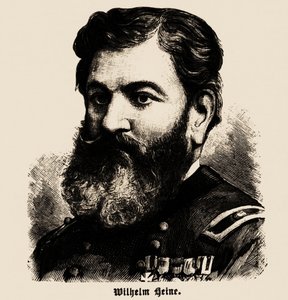 Portret van Wilhelm Heine 1827-1885, 1886 door Unbekannt