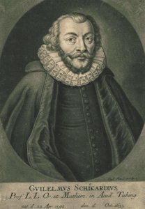 Portret van Wilhelm Schickard 1592-1635 door Unbekannt