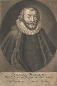 Portret van Wilhelm Schickard 1592-1635 door Unbekannt
