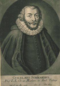 Portret van Wilhelm Schickard 1592-1635 door Unbekannt
