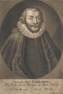Portret van Wilhelm Schickard door Unbekannt