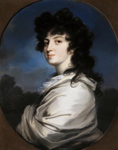 Portret van Yekaterina Bakunina door Unbekannt