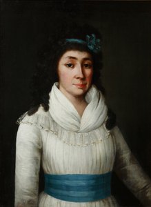 Portret van Yelizaveta Petrovna Yankova, geboren Rimskaya-Korsakova door Unbekannt