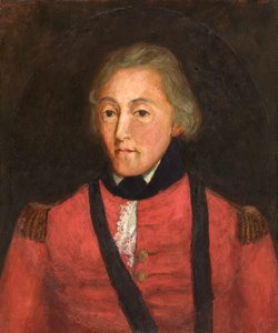 Portret van een kapitein Melvill, eind 18e of begin 19e eeuw door Unbekannt