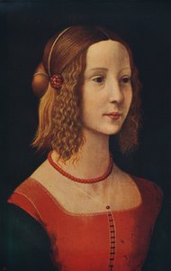 Portret van een Meisje, ca. 1490, ca. 1915 door Unbekannt