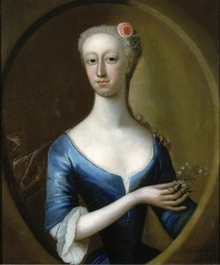 Portret van een dame, ca. 1740