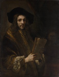 Portret van een man, de veilingmeester