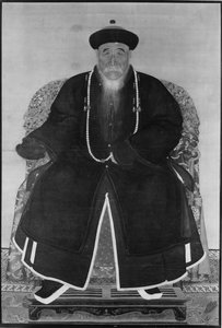 Portret van een Manchu Ambtenaar, 17e of 18e eeuw door Unbekannt