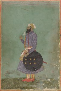 Portret van een prins, Mughal-dynastie, 18e eeuw door Unbekannt