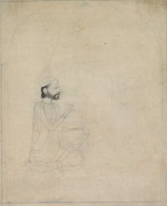 Portret van een Zittende Man, ca. 1830-1850 door Unbekannt