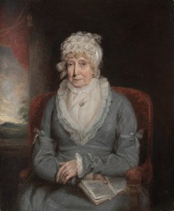 Portret van een vrouw, Mrs. Ann Hivlyn, begin 1800