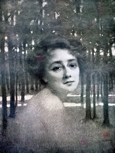 Portret van een vrouw, 1898 door Unbekannt