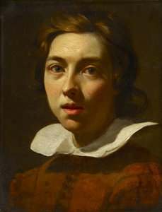 Portret van een jonge Man, midden 17e eeuw door Unbekannt