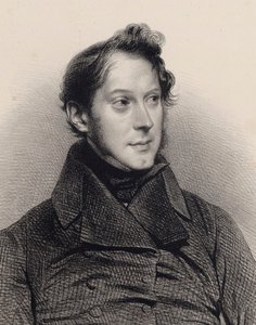 Portret van pianist en componist Amédée Méreaux 1802-1874