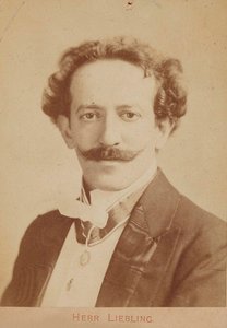 Portret van Pianist en Componist Georg Liebling door Unbekannt