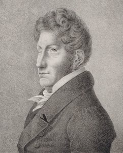 Portret van de Componist Friedrich Kuhlau 1786-1832 door Unbekannt