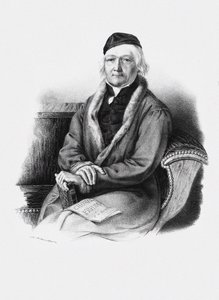 Portret van de componist Johann Christian Heinrich Rinck 1770-1846