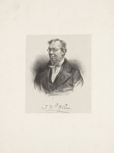 Portret van de componist Johann Wilhelm Wilms 1772-1847, 1835. door Unbekannt