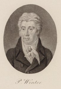 Portret van de componist Peter von Winter 1754-1825, ca. 1825