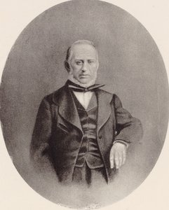 Portret van de componist Saverio Mercadante 1795-1870