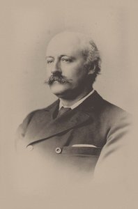 Portret van de componist Sir Charles Hubert Hastings Parry 1848-1918, 1891 door Unbekannt