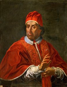 Portret van paus Clemens XI door Unbekannt