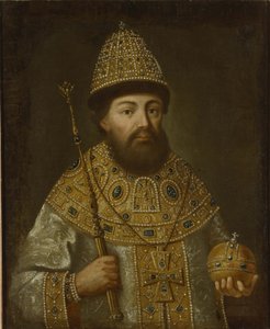 Portret van de Tsaar Alexis I Mikhailovich van Rusland 1629-1676, ca. 1675