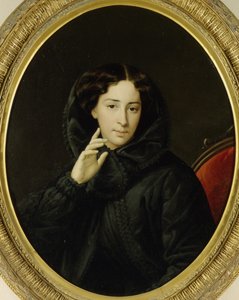 Portret van de actrice van het Keizerlijk theater Vera Samoylova, midden 19e eeuw door Unbekannt