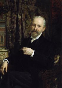 Portret van de architect Alfred Parland, 19e eeuw door Unbekannt