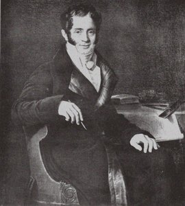Portret van de architect Carlo Rossi 1775-1849 na Ch. Mitoire