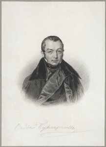 Portret van de auteur Faddei Bulgarin